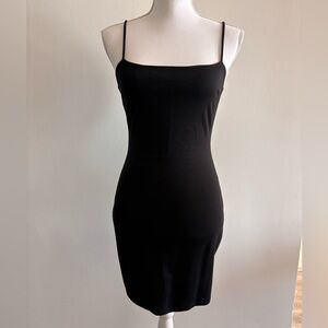 Lulu's Classic Black Mini Dress